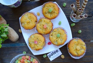 Маффины с грушами