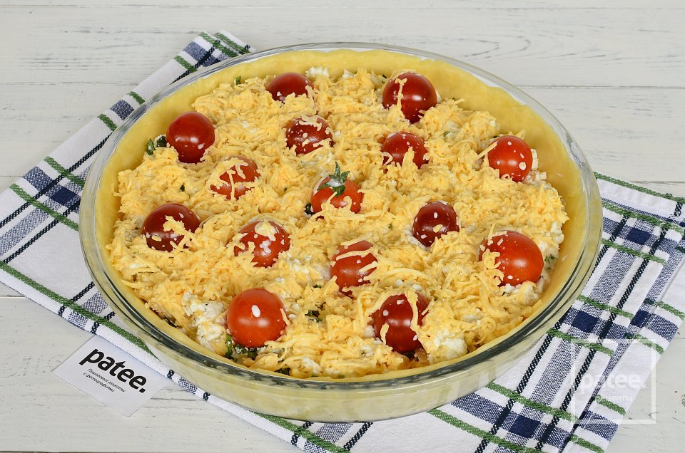 Тарт с творогом и помидорами - Шаг 14