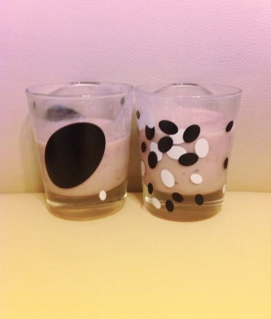 Смузи с бананом,варением и виноградом - Шаг 6