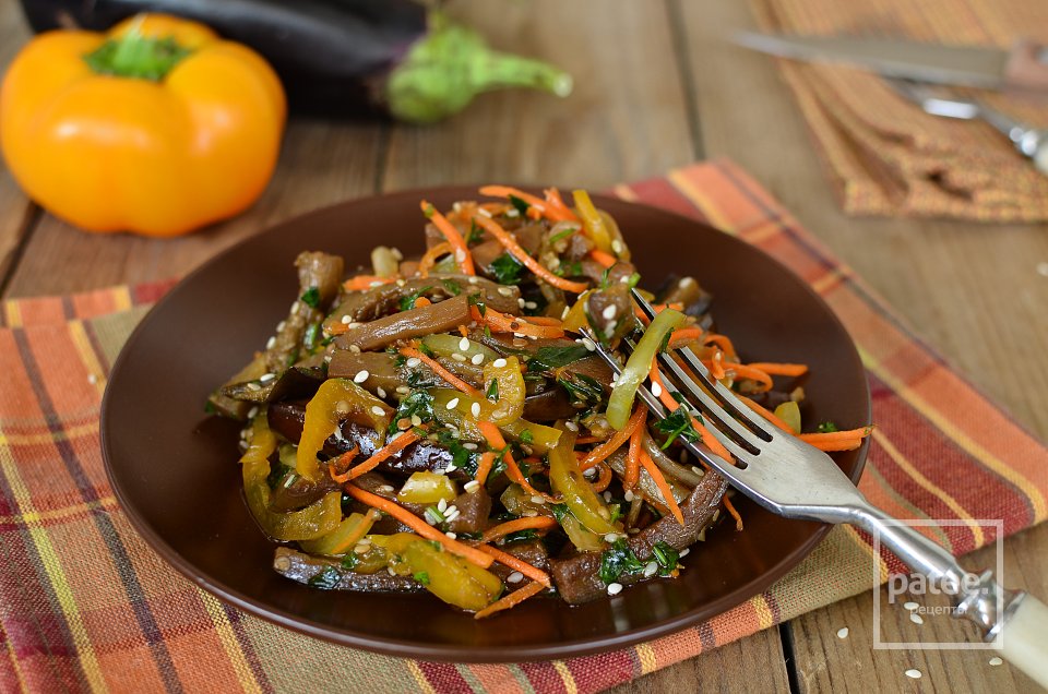 Баклажаны по-корейски - Шаг 20