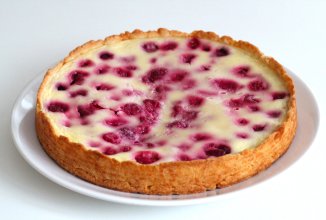 Ягодный тарт с йогуртовой заливкой