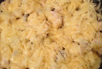 Жульен с курицей и грибами