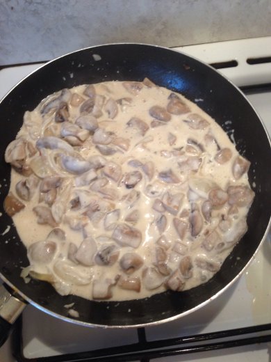 Жульен с курицей и грибами - Шаг 6