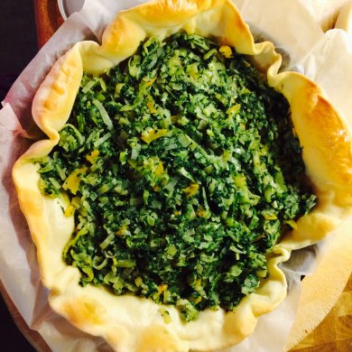 Пирог с цуккини и шпинатом - Шаг 9