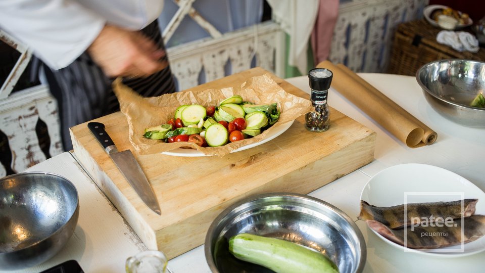 Терпуг, запеченный с молодыми кабачками - Шаг 11