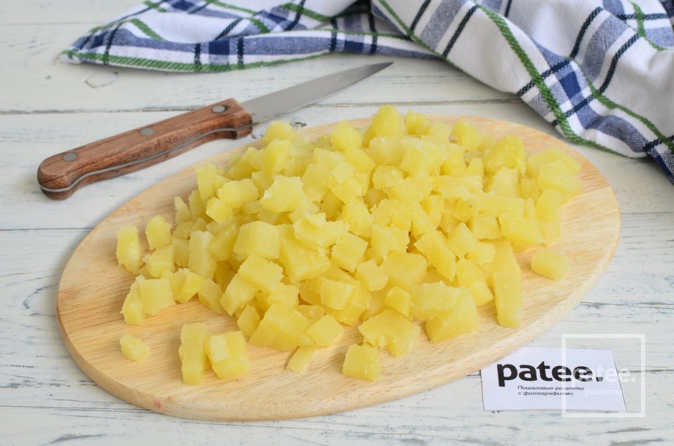 Окрошка с минеральной водой - Шаг 3