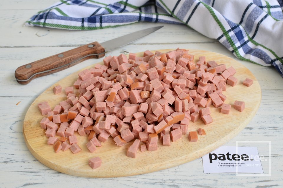 Окрошка с минеральной водой - Шаг 4