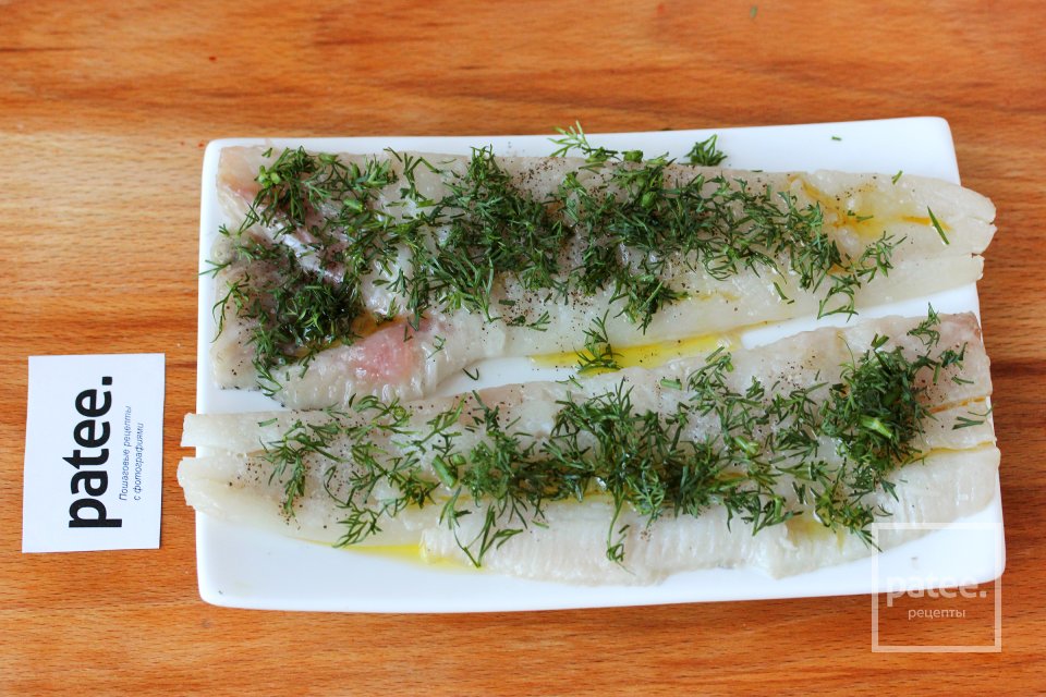 Рулетики из камбалы с анчоусным маслом и рисом в мультиварке - Шаг 8