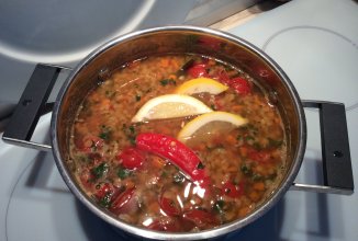 Суп из чечевицы пикантный