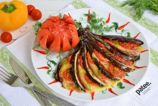 Баклажанный веер