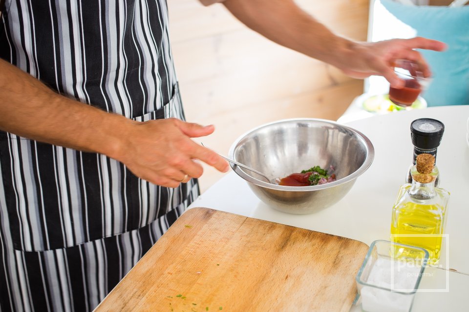 Тигровые креветки-гриль с томатной сальсой - Шаг 16