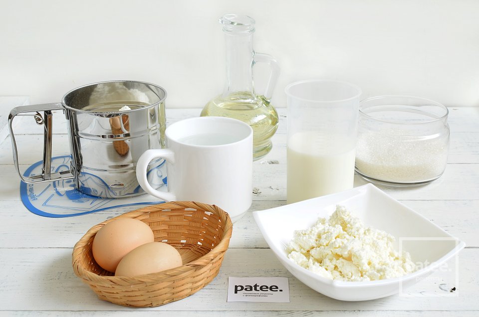 Заварные творожные блины - Шаг 1