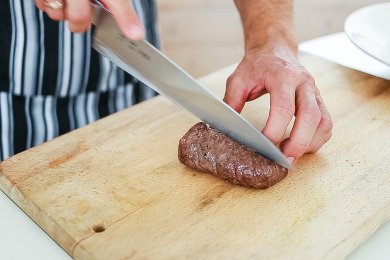 Косуля с соусом из кваса - приготовление