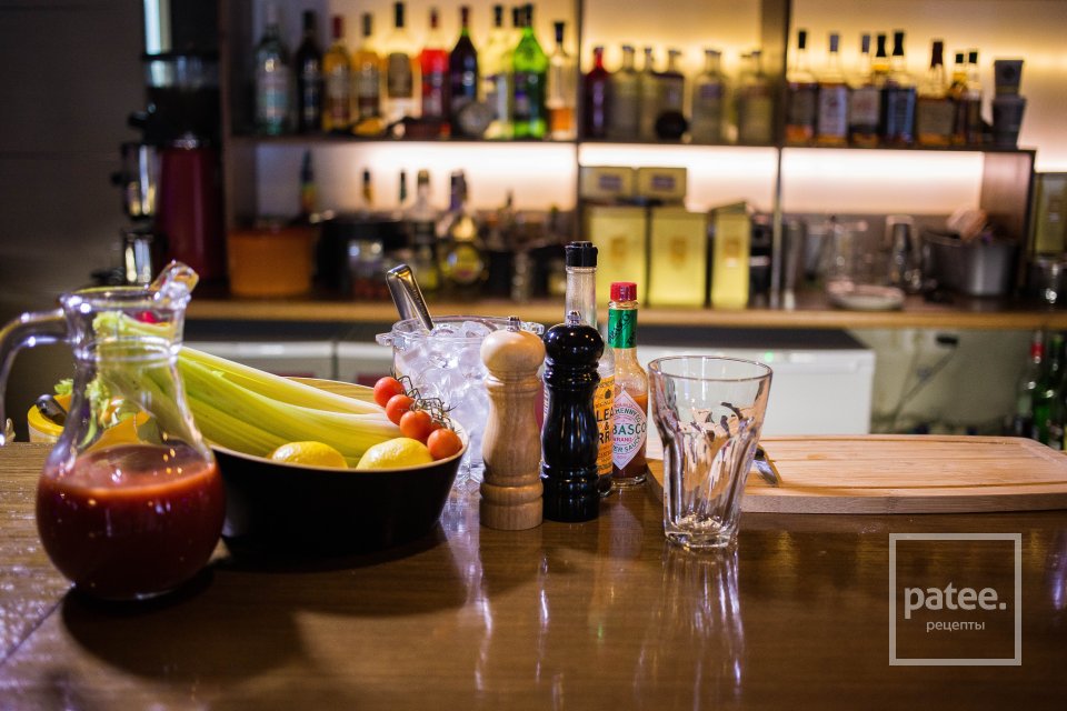 Коктейль Кровавая Мэри - Шаг 1