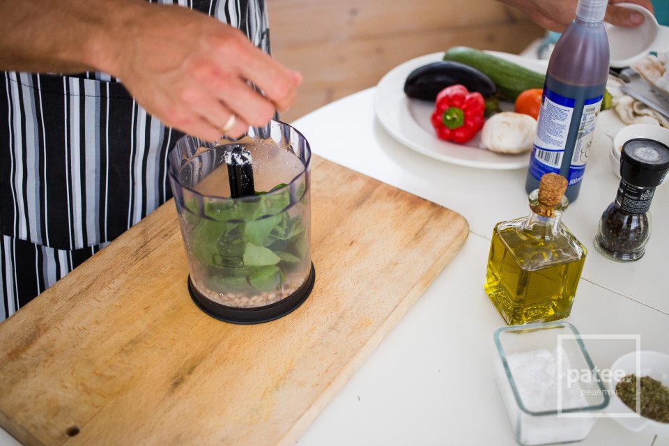 Овощи на гриле с соусом песто - Шаг 4