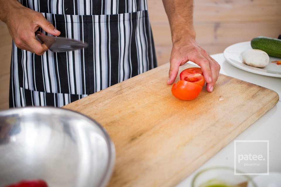 Овощи на гриле с соусом песто - Шаг 10