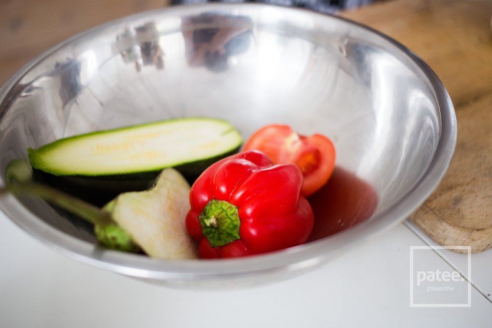 Овощи на гриле с соусом песто - Шаг 11