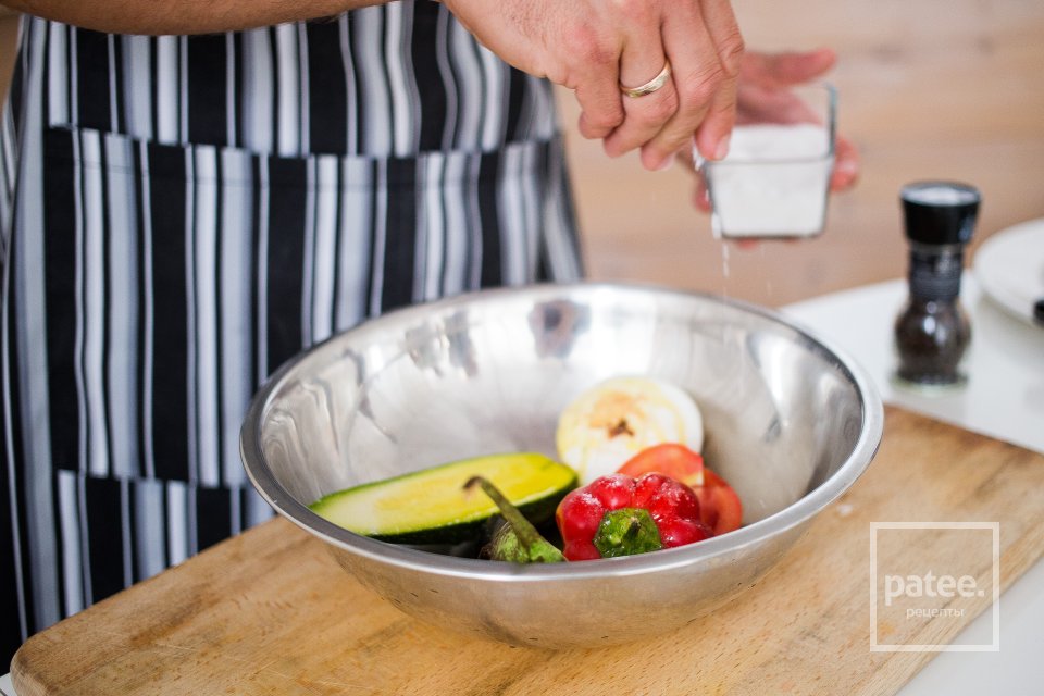 Овощи на гриле с соусом песто - Шаг 14