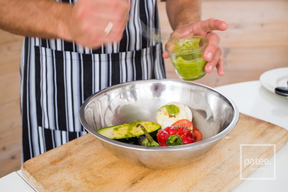 Овощи на гриле с соусом песто - Шаг 16