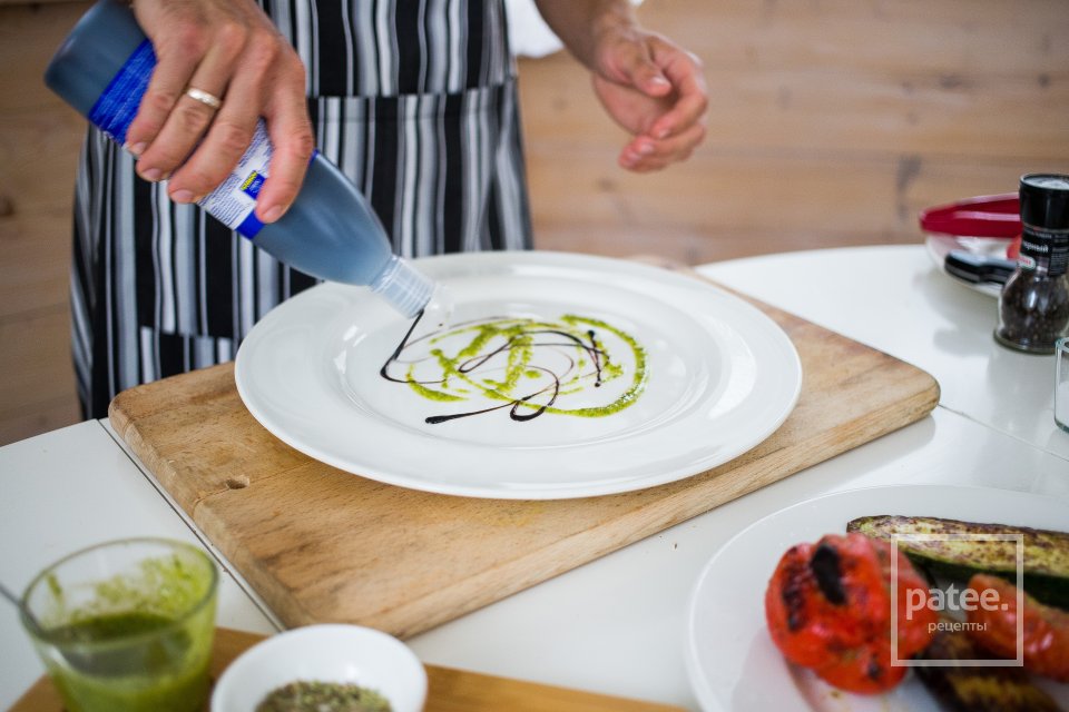 Овощи на гриле с соусом песто - Шаг 22