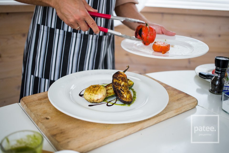 Овощи на гриле с соусом песто - Шаг 24