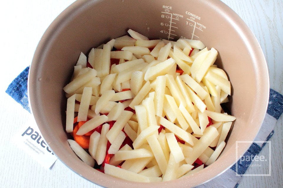 Баклажаны с картофелем в мультиварке - Шаг 5