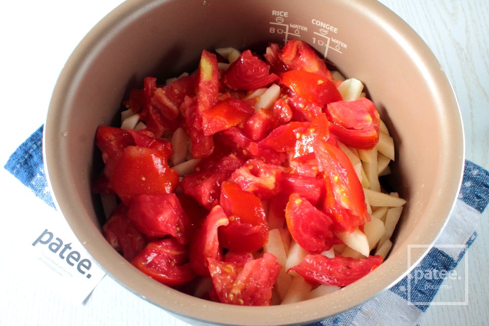 Баклажаны с картофелем в мультиварке - Шаг 6