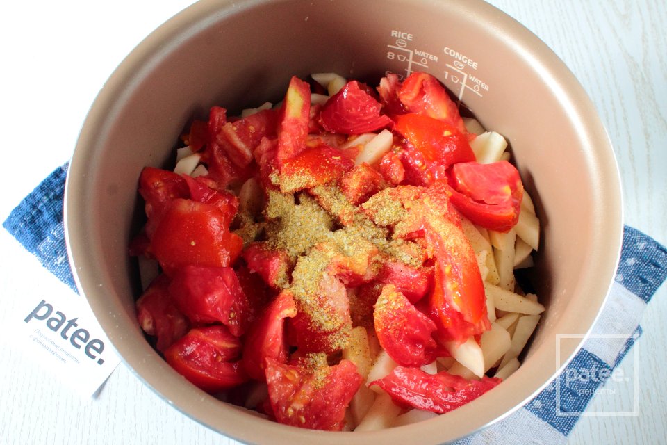 Баклажаны с картофелем в мультиварке - Шаг 7