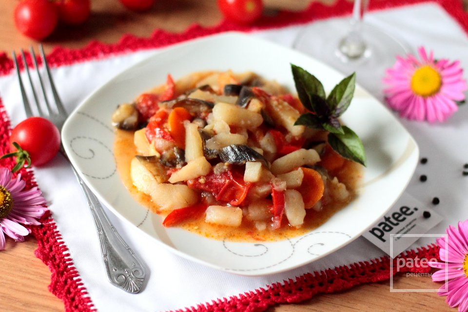 Баклажаны с картофелем в мультиварке - Шаг 10