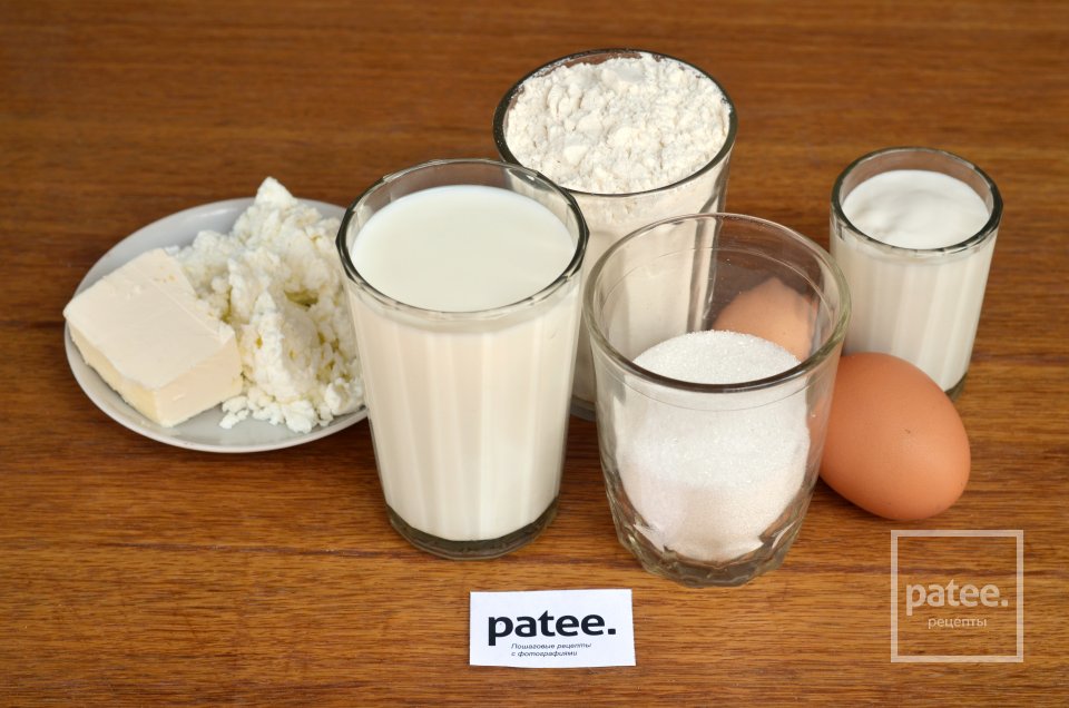 Налистники с творогом - Шаг 1