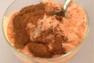 Клубнично-банановое мороженое