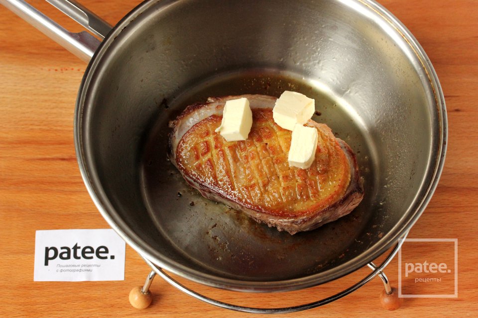 Утиная грудка с мангово-имбирным тартаром и медовым соусом - Шаг 3