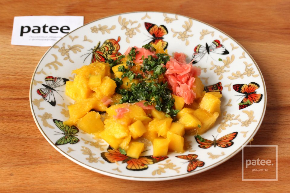 Утиная грудка с мангово-имбирным тартаром и медовым соусом - Шаг 10