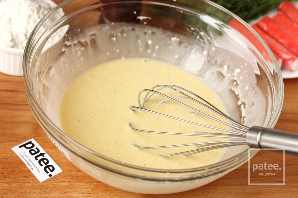 Крабовые вафли с укропом - Шаг 6