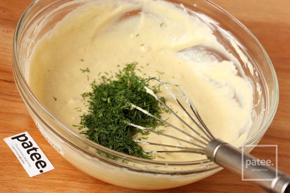 Крабовые вафли с укропом - Шаг 9