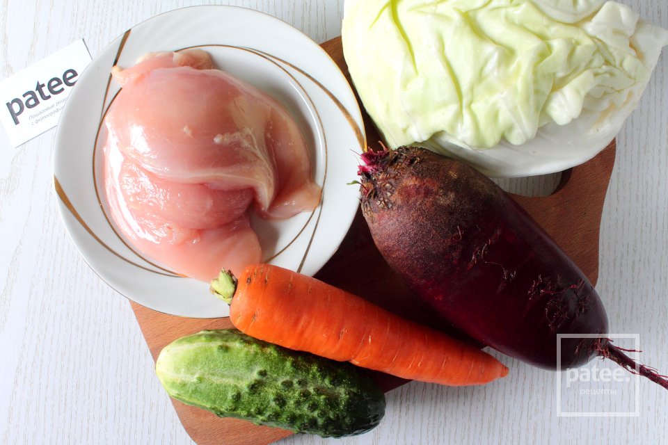 Салат Радуга - Шаг 1