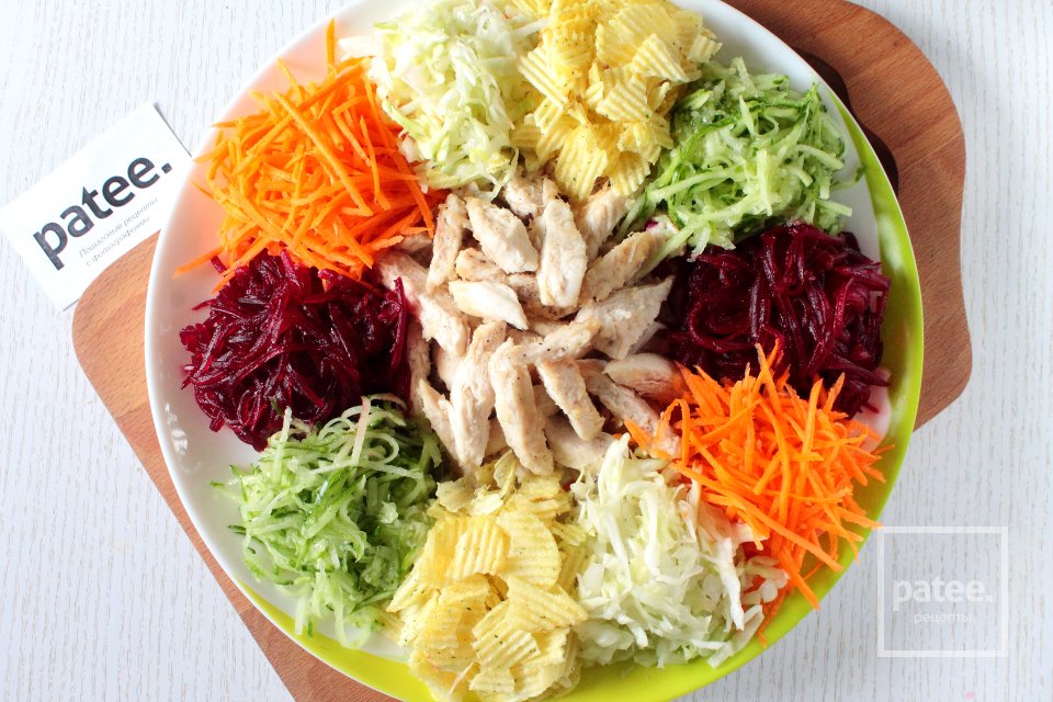 Салат Радуга - Шаг 9