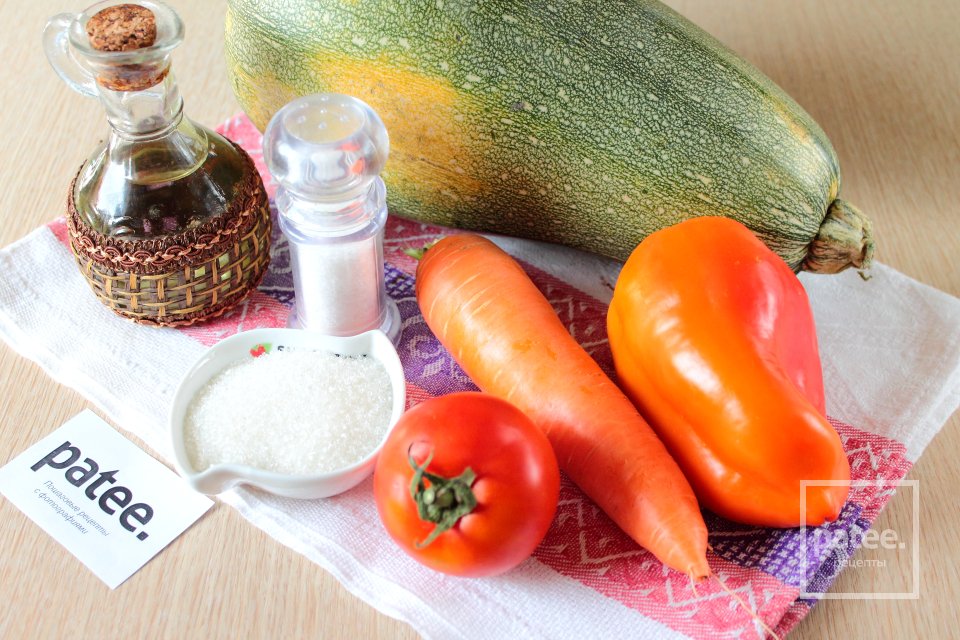 Аджика из кабачков - Шаг 1