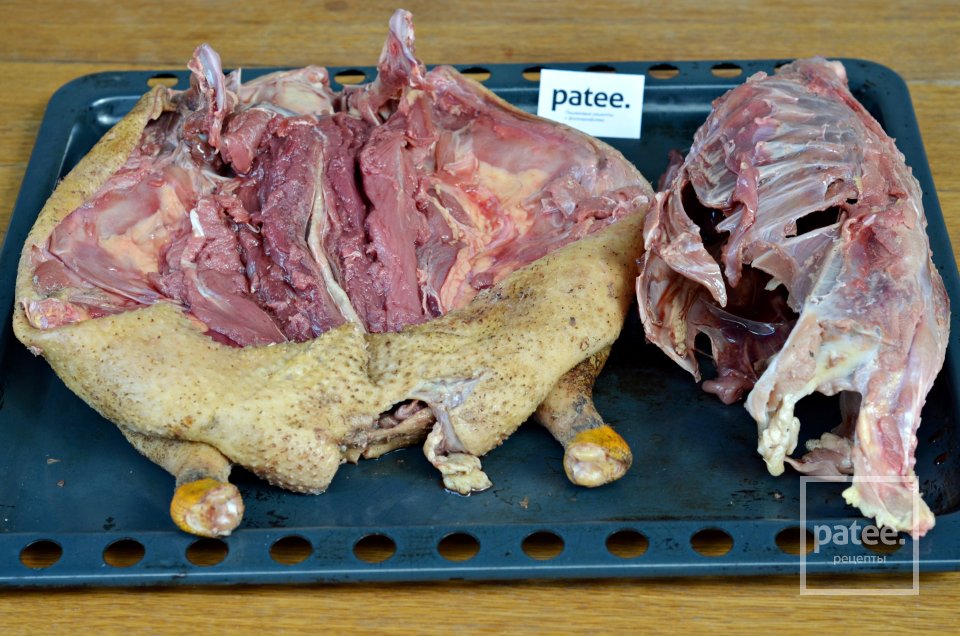 Утка фаршированная блинами - Шаг 5