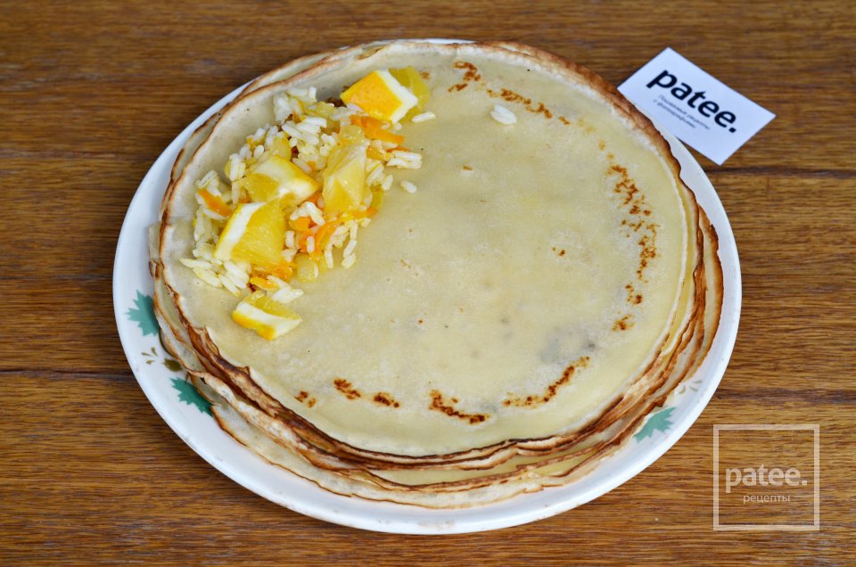 Утка фаршированная блинами - Шаг 15