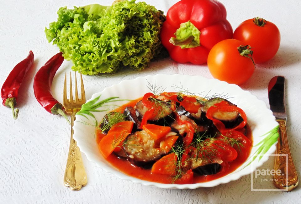 Соте из баклажанов - Шаг 15