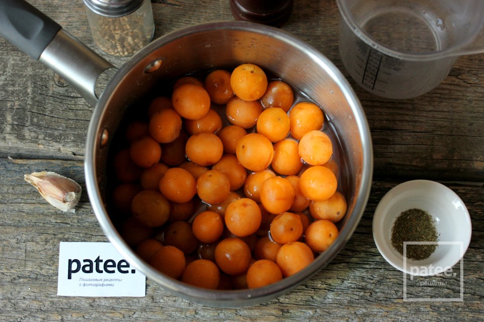 Соус из алычи к мясу - Шаг 2