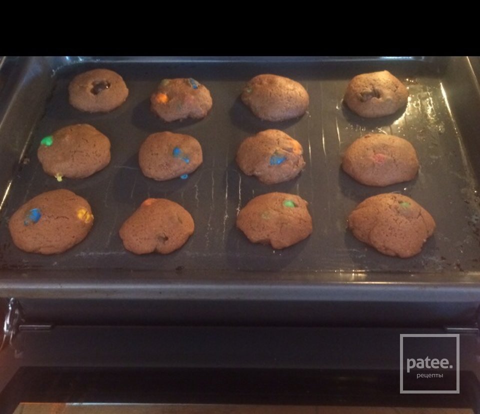 Печеньки M&M's - Шаг 4