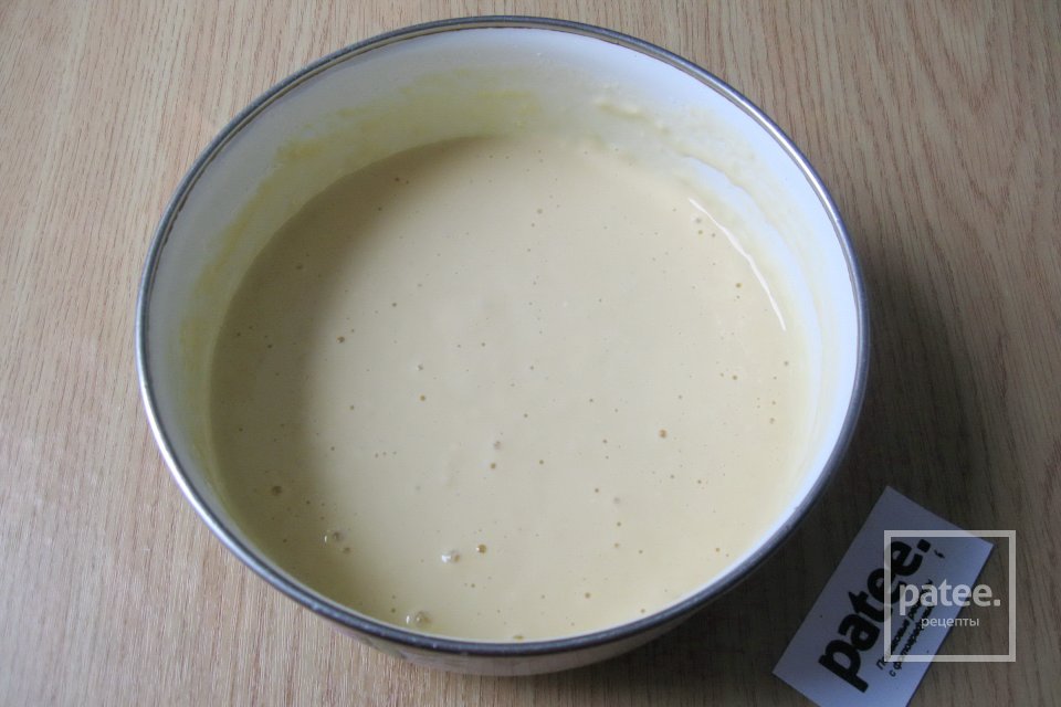 Заливной пирог с мясом, рисом и грибами - Шаг 7