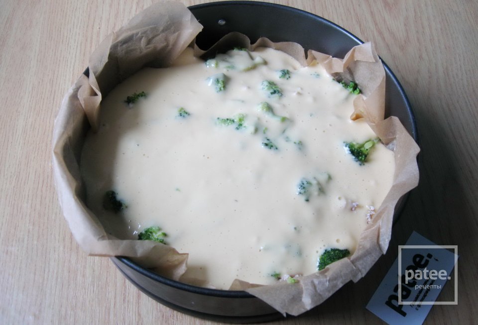 Заливной пирог с мясом, рисом и грибами - Шаг 14