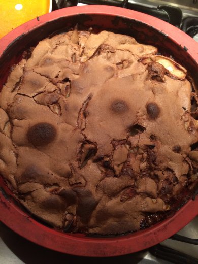 Шоколадно-грушевая шарлотка - Шаг 5