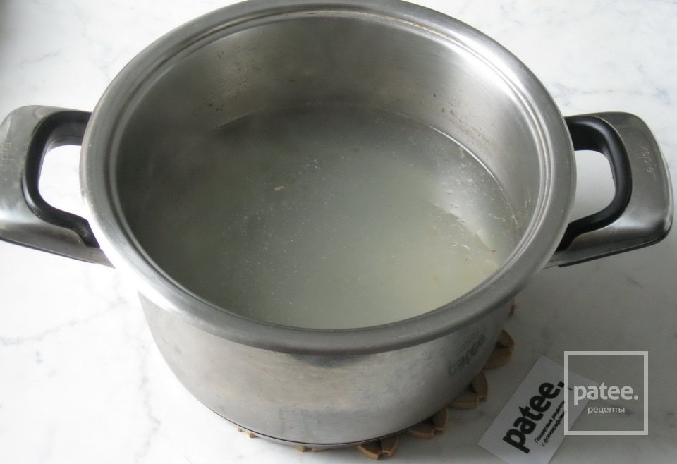 Суп с индейкой, зелёной  чечевицей и лисичками - Шаг 3