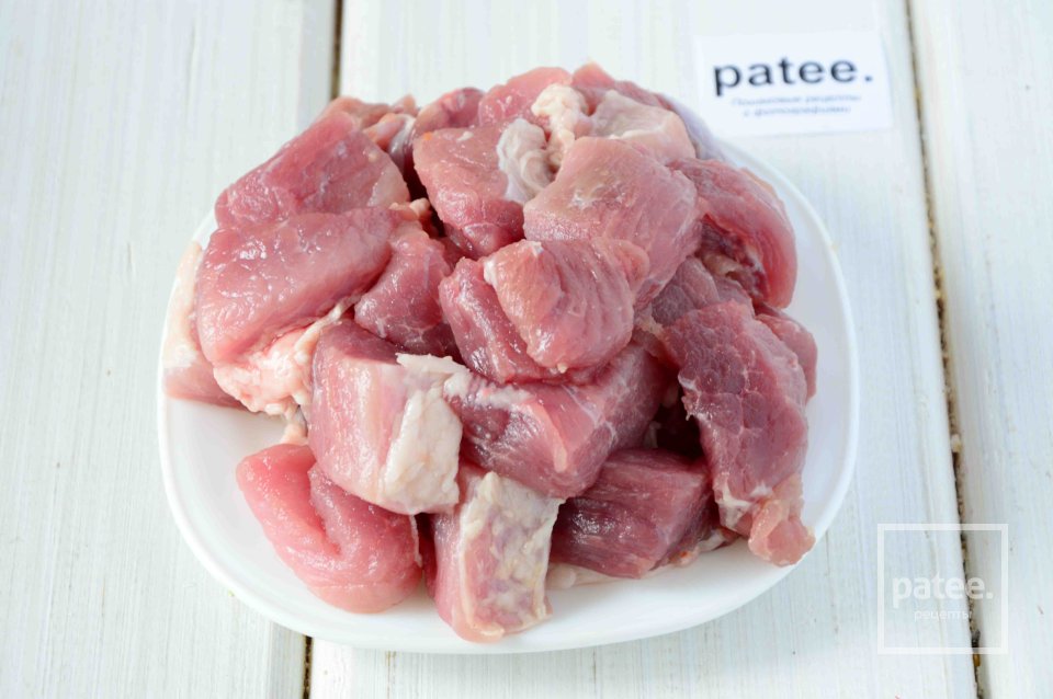 Соус из свинины и овощей - Шаг 2