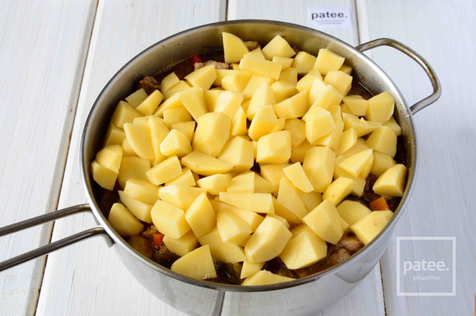 Соус из свинины и овощей - Шаг 12