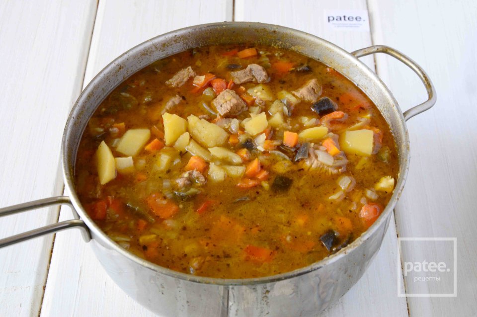 Соус из свинины и овощей - Шаг 13